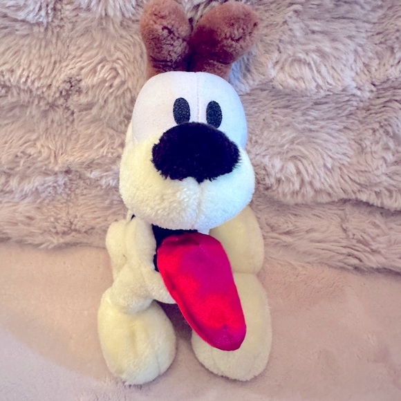 Plush Odie Dog Garfield Toy with Red Tongue - Picture 6 of 6